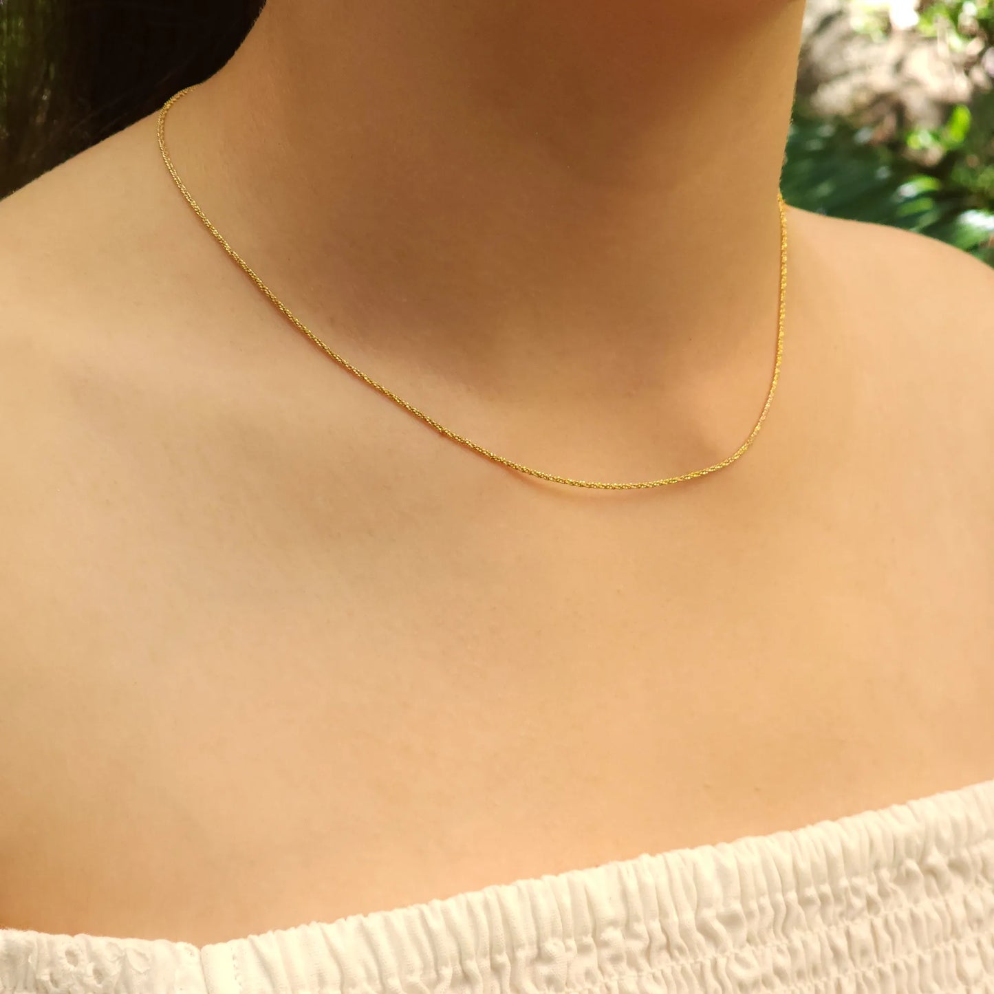 Margarita Yellow Gold Plated Silver Chain