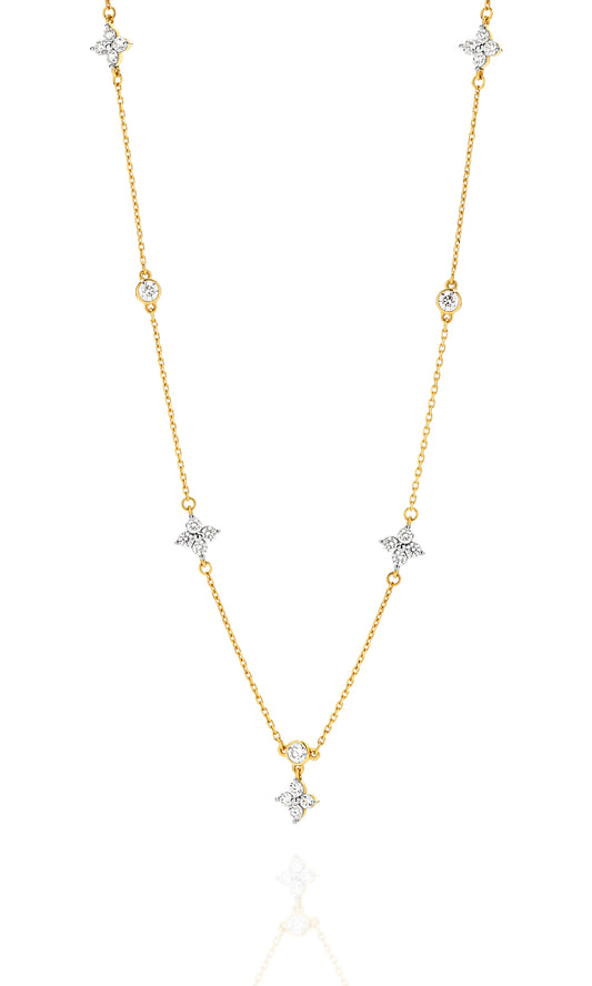 Necklace 0.9ct Solid Yellow Gold — main view