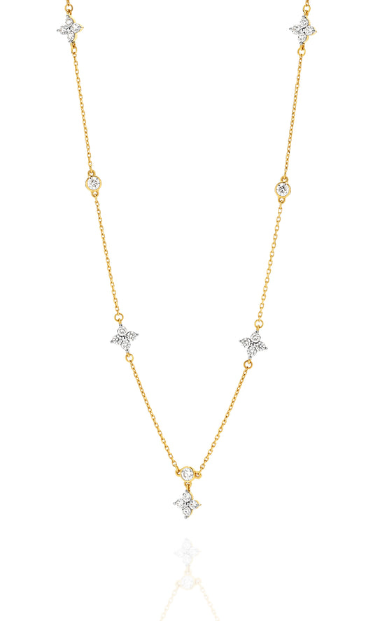 Necklace 0.9ct Solid Yellow Gold — main view
