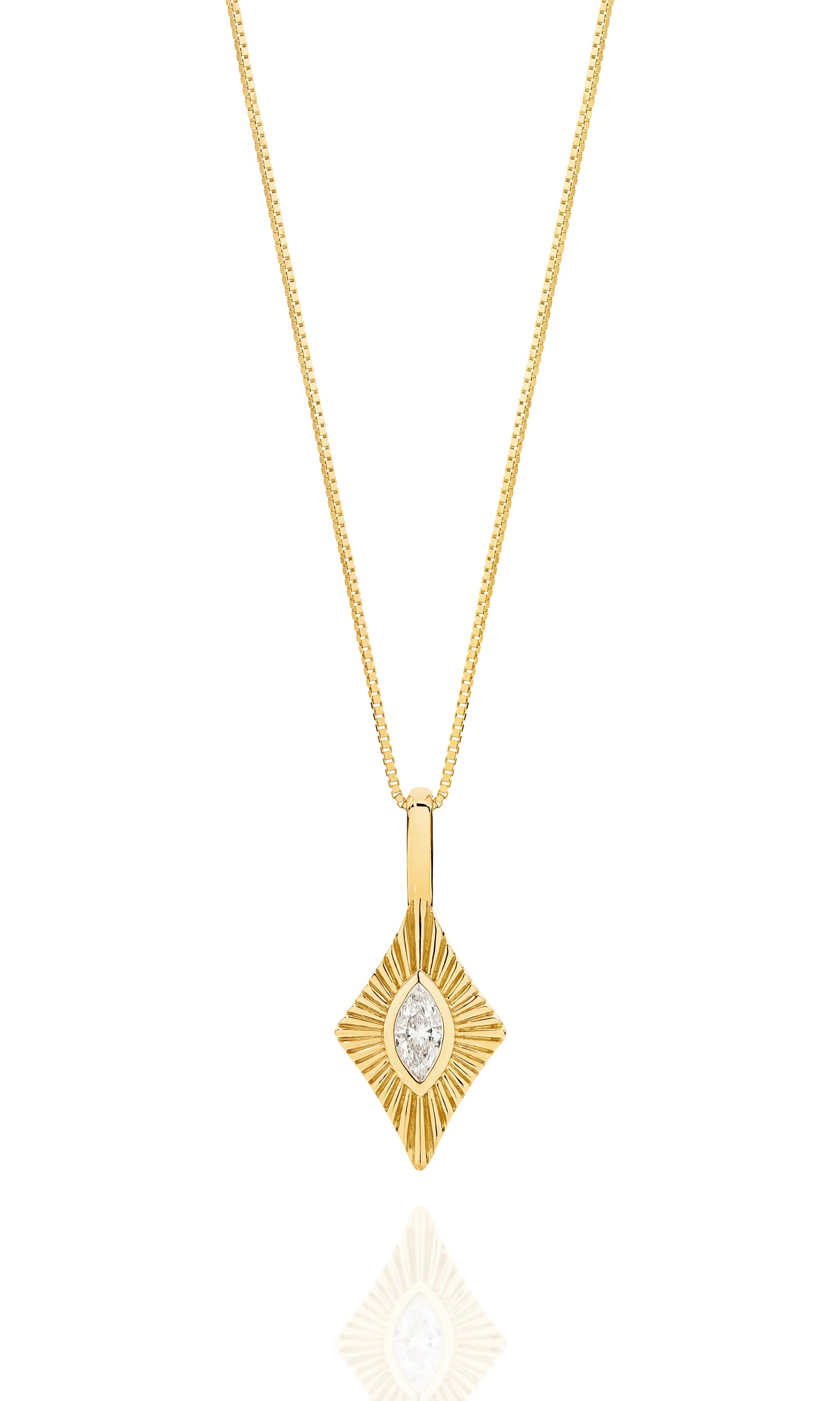 Pendant 0.11ct Solid Yellow Gold — main view