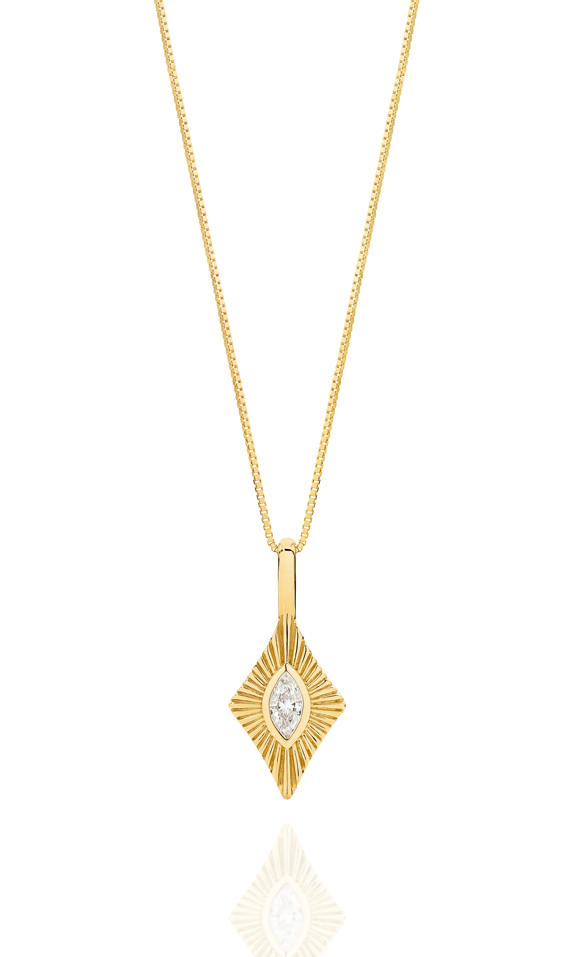 Pendant 0.11ct Solid Yellow Gold — main view