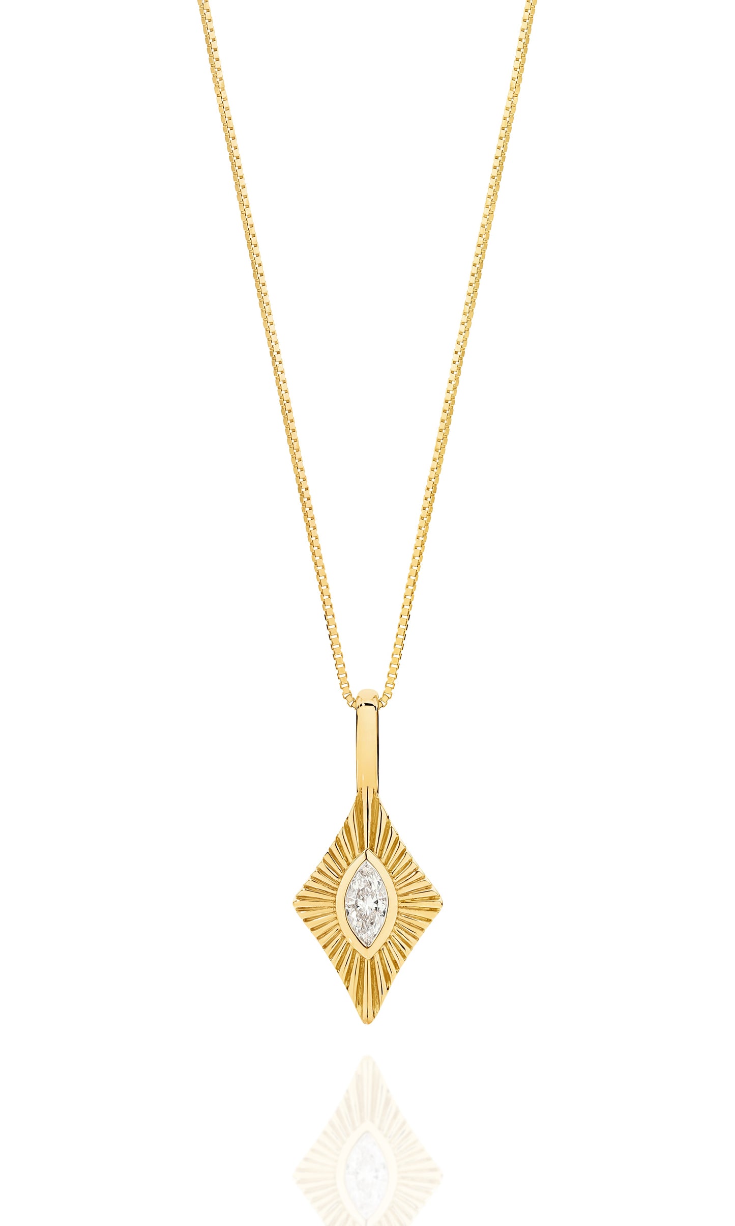 Pendant 0.11ct Solid Yellow Gold — main view