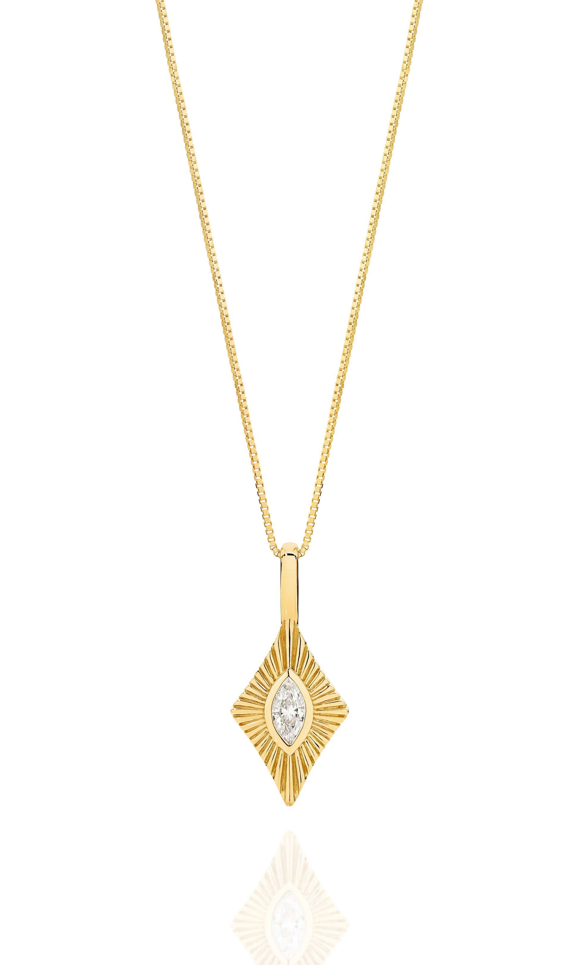 Pendant 0.11ct Solid Yellow Gold — main view