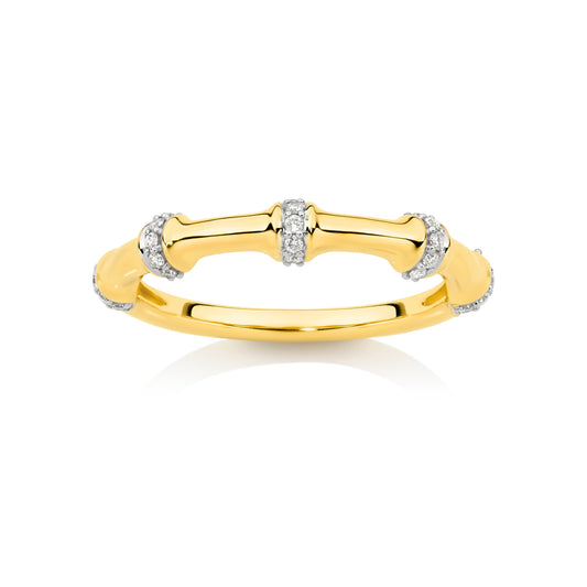 Ring 0.12ct Solid Yellow Gold — main view