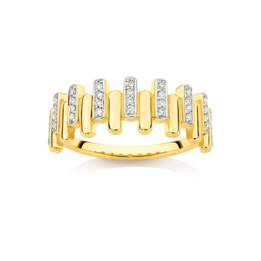 Ring 0.14ct Solid Yellow Gold — main view