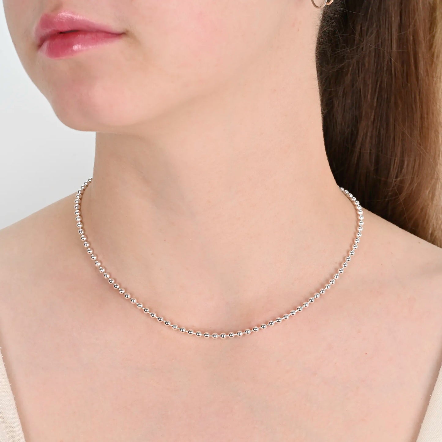 Silver Ball chain 3mm