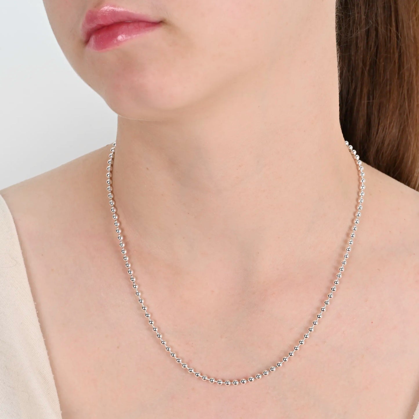 Silver Ball chain 3mm