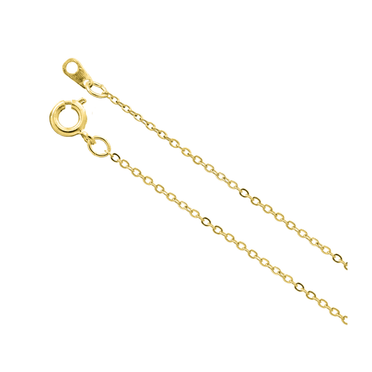 Yellow Gold Hollow Diamond Cut Rope 2.7mm