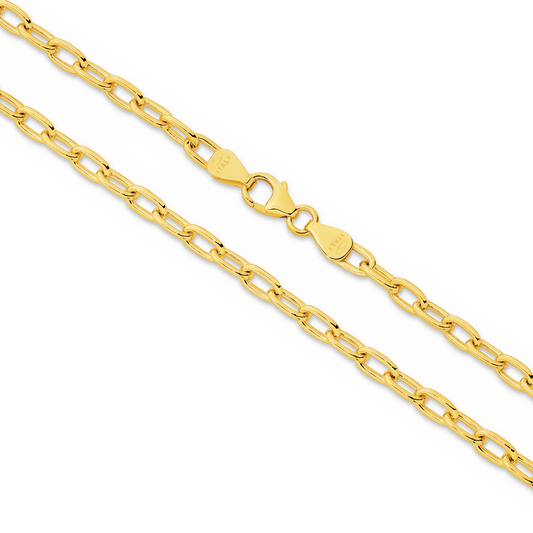 Yellow Gold Paper Clip 3.6mm